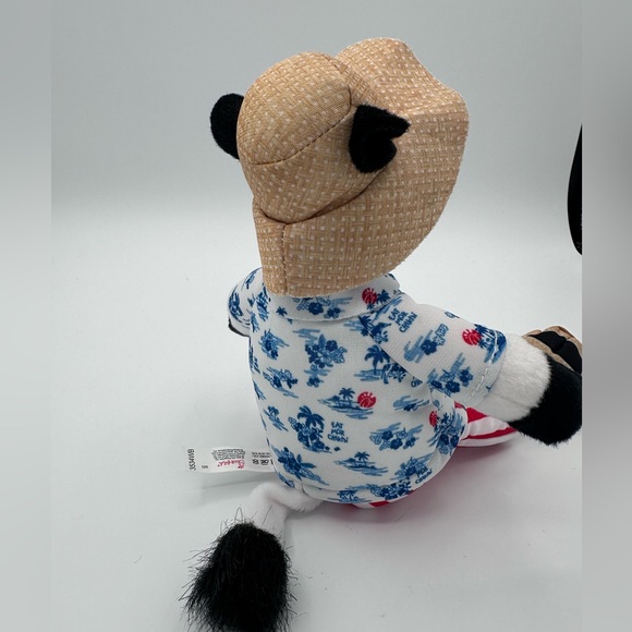 Chick-fil-A Summer 2025 Plush Cow Doll Toy Blue Tropical Island Shirt Cabana 7" - Picture 6 of 8